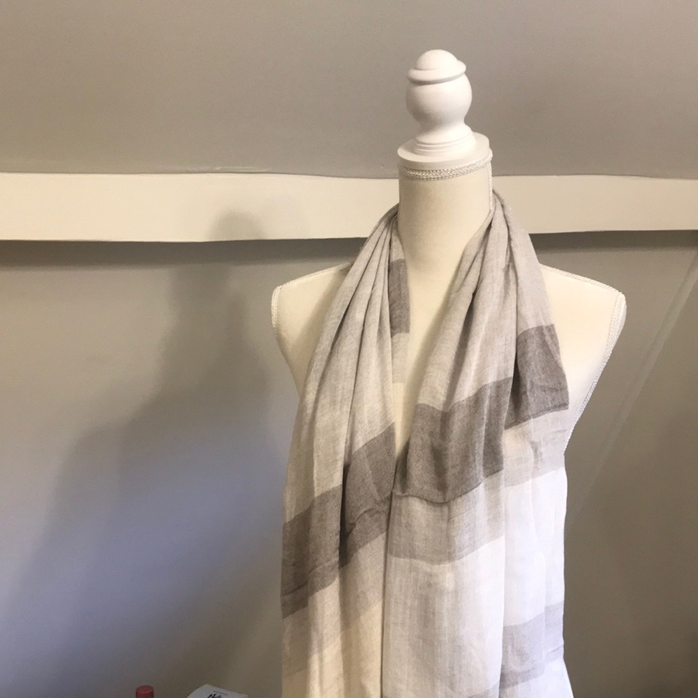 Striped Modal-Blend Scarf - Made in Italy